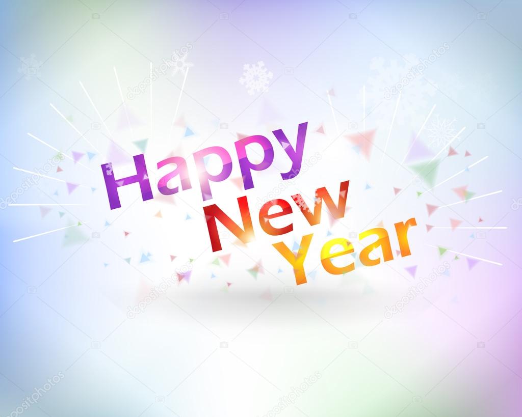 Happy New Year Abstract Background
