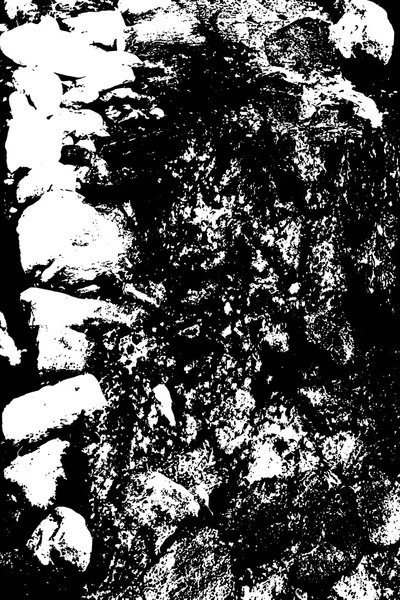 Abstrait grungy rayures texture fond vectoriel illustration en noir et blanc — Image vectorielle