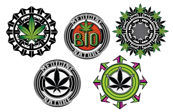 Marihuana ontwerp vectorillustratie — Stockvector