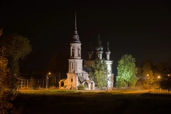 Vologda, Rıhtımlar üzerinde sunum Gospldnya Kilisesi — Stok fotoğraf