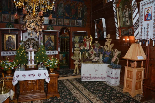 Januar 2020 Lemberg Ukraine Die Weihnachtsszene Der Kirche Der Weisheit — Stockfoto