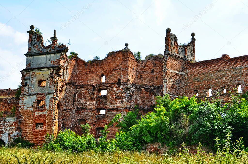 Castle in the Stare Selo old village near the Lviv in western Ukraine