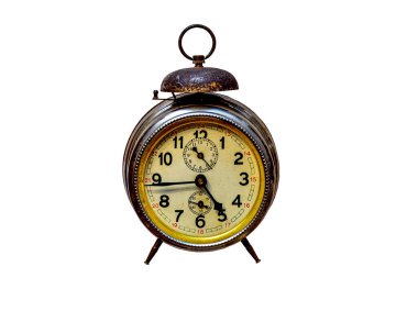 Bahar Zamanı Değişimi 'nin resmi. Yaz dönemi konsepti. Dışarıda klasik çalar saat. Gün ışığından tasarruf zamanı. Yaz saati değişimi