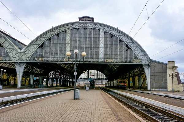 Lviv Ukraine April 2021 Lviv Railway Station Lviv Railway Station — Stock Photo, Image