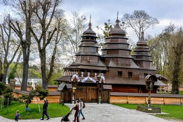Lviv Vagyok Ukrajnában 2020 Novemberében Museum Folk Architecture Rural Life — Stock Fotó