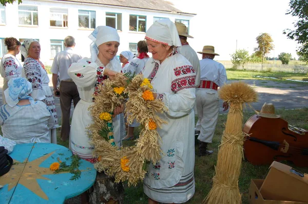 Lutsk Ucrania Agosto 2018 Fiesta Cosecha Tradicional Ucrania Celebración Del — Foto de Stock