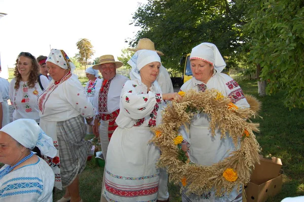 Луцк Украина Август 2018 Традиционный Фестиваль Урожая Украине Празднование Окончания — стоковое фото