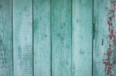Eski boyanmış ahşap duvar - doku veya arkaplan