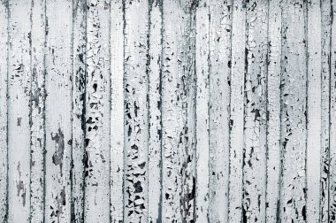 Eski boyanmış ahşap duvar - doku veya arkaplan