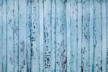 Eski boyanmış ahşap duvar - doku veya arkaplan