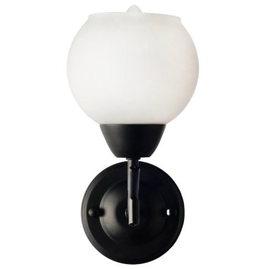 Dekorasyon için modern duvar lambası beyaz arka planda izole edilmiş..