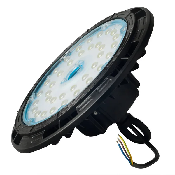 Holofotes Led Isolados Fundo Branco — Fotografia de Stock