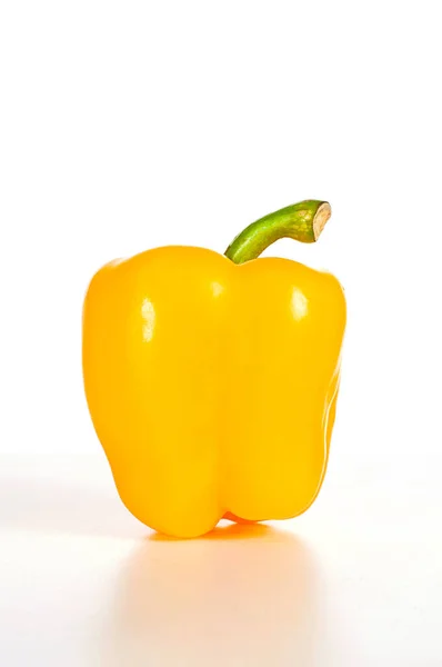 Yellow Pepper Isolated White Background — Stock Photo, Image