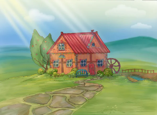 ev. Mill. güzel doğa üzerinde konut