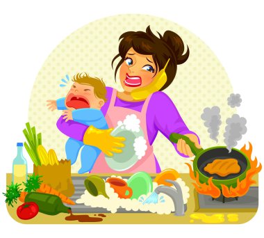 meşgul anne vurguladı