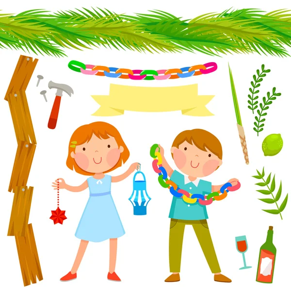 Sukkot semboller koleksiyonu