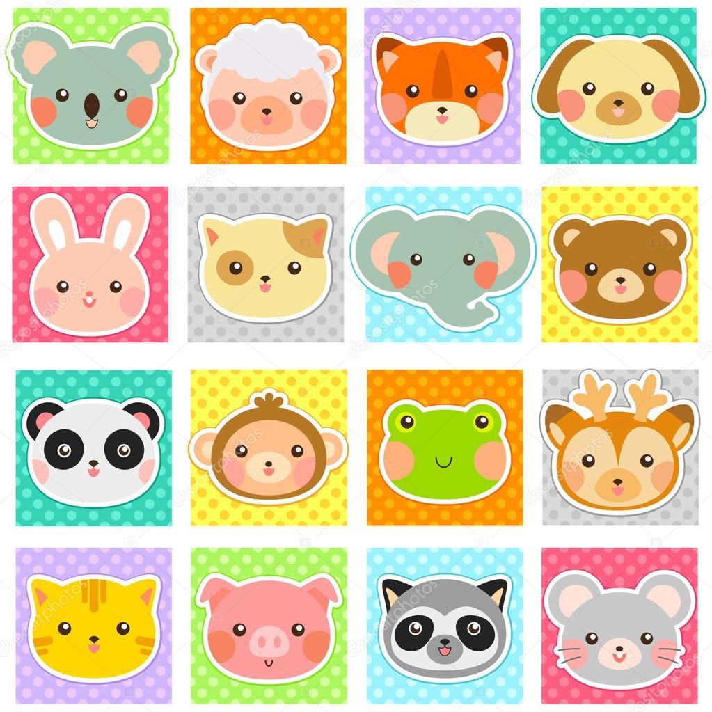 Cute animals Stock Vector by ©ayeletkeshet 56050401