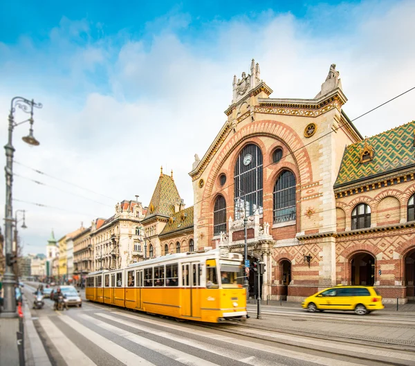 Центральный рынок Будапешта — стоковое фото