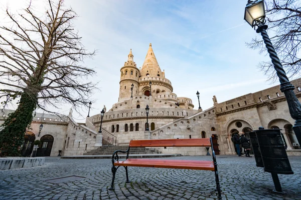 Vista sobre el bastión de pescadores en Budapest — Foto de Stock