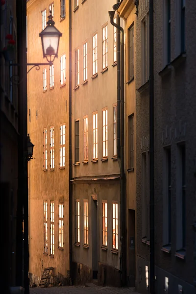 Гамла Стан вулиці в Стокгольмі, Швеція — стокове фото