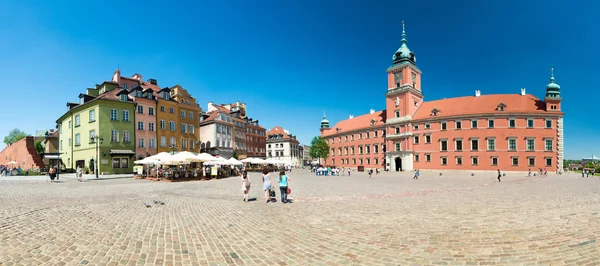 Замкова площа у Варшаві — стокове фото