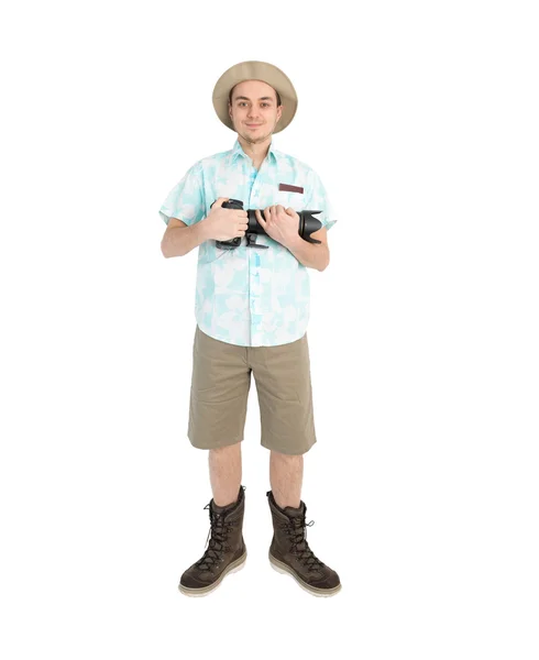 Man photographer with camera — Stock Photo, Image