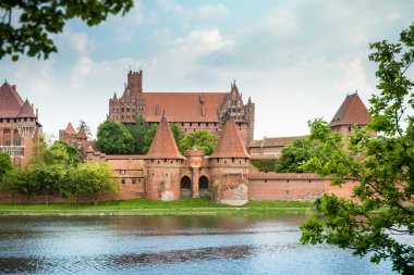 Malbork Castle in Pomerania, Poland.
