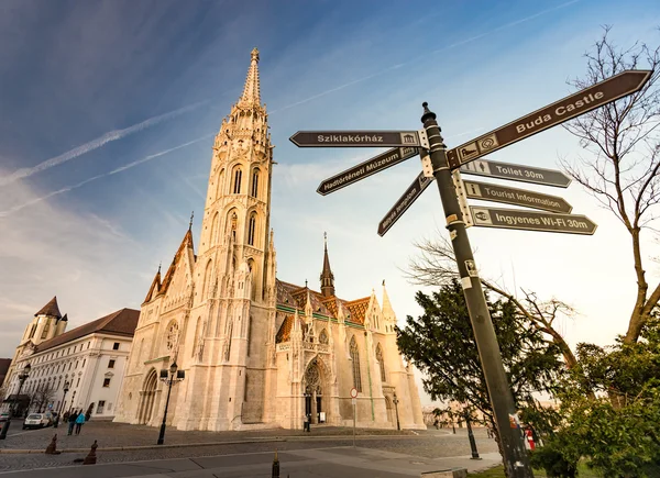 Budín chrám církve Matthias. Staré město — Stock fotografie