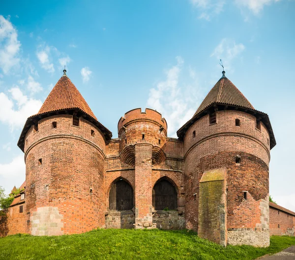 Malbork Castle in Pomerania, Poland. — Stockfoto