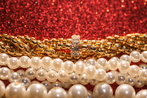 Luxusní šperky pozadí — Stock fotografie