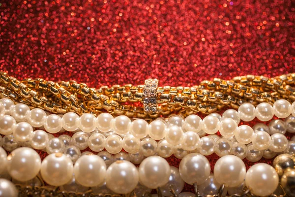 Luxury jewelry background — Stock Photo, Image