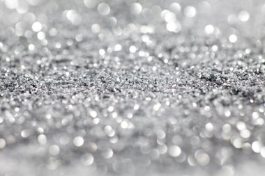 Soyut kış gümüş parlak sihirli arka plan