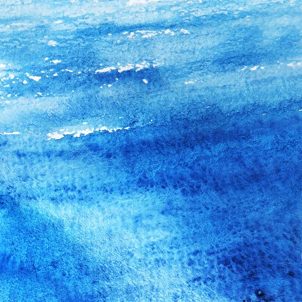 Abstrakte blaue Aquarell Hintergrund — Stockfoto