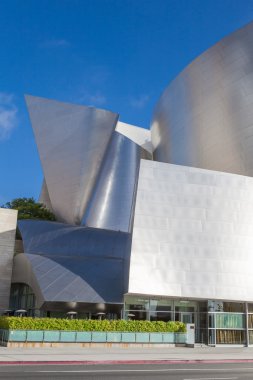 Los Angeles - 26 Temmuz: Frank Gehrys Walt Disney konser merkezinin'deki modern mimari tasarım