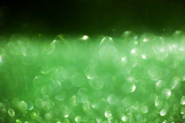Yeşil bokeh arka plan