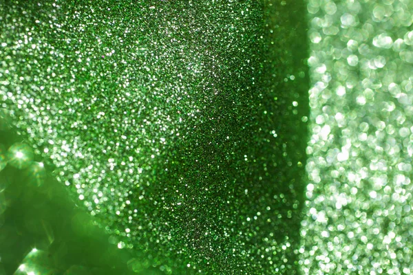 Fondo de luces abstractas verdes desenfocadas . — Foto de Stock