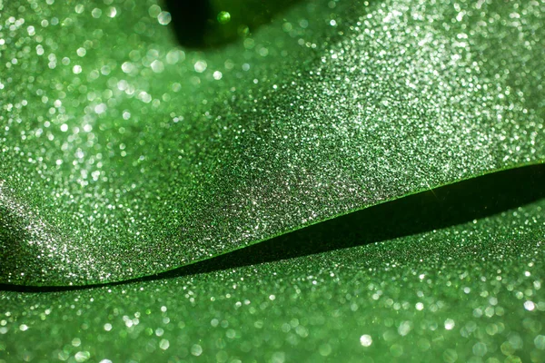 Fondo abstracto elegante verde con luces desenfocadas bokeh — Foto de Stock