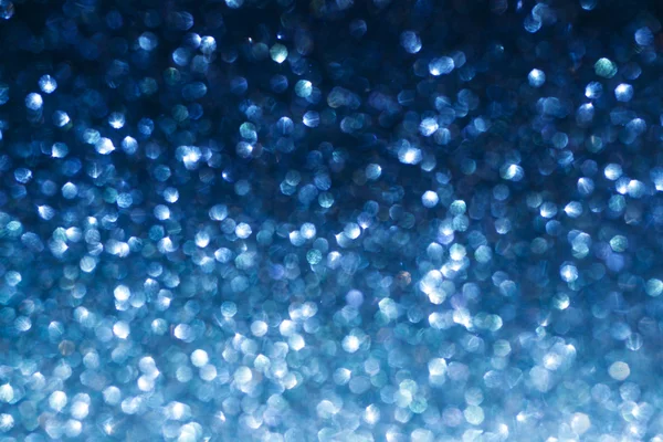 ボケ味を持つエレガントな青色の抽象背景デフォーカス ライト — ストック写真