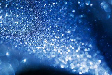 Mavi bokeh arkaplanı