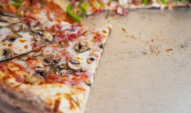 Pizza sokak lokanta açık Cafe.