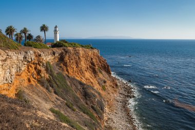 Vicente deniz feneri üzerine gelin. Rancho Palos Verdes, Kaliforniya, ABD.