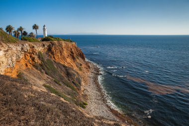 Vicente deniz feneri üzerine gelin. Rancho Palos Verdes, Kaliforniya, ABD.