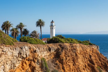 Vicente deniz feneri üzerine gelin. Rancho Palos Verdes, Kaliforniya, ABD.