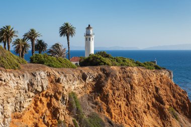 Vicente deniz feneri üzerine gelin. Rancho Palos Verdes, Kaliforniya, ABD.