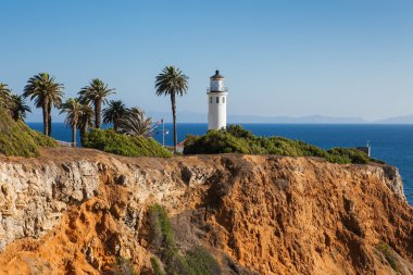 Vicente deniz feneri üzerine gelin. Rancho Palos Verdes, Kaliforniya, ABD.