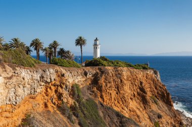 Vicente deniz feneri üzerine gelin. Rancho Palos Verdes, Kaliforniya, ABD.