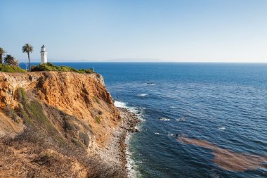 Güzel manzara noktası vicente rancho palos verdes ve Pasifik Okyanusu Los Angeles, Kaliforniya üzerinde.
