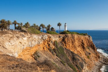 Vicente deniz feneri üzerine gelin. Rancho Palos Verdes, Kaliforniya, ABD.