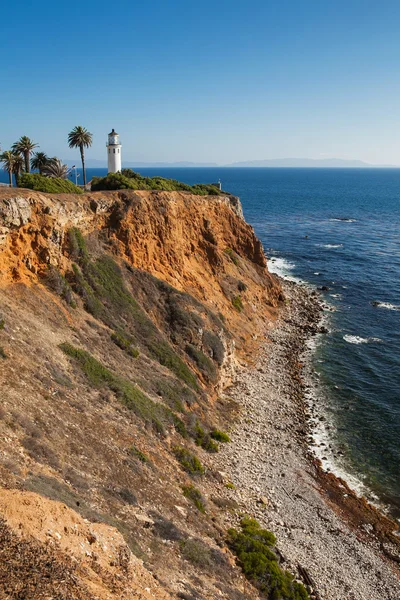 Ponto Vicente Farol. Rancho Palos Verdes, Califórnia, EUA . — Fotografia de Stock