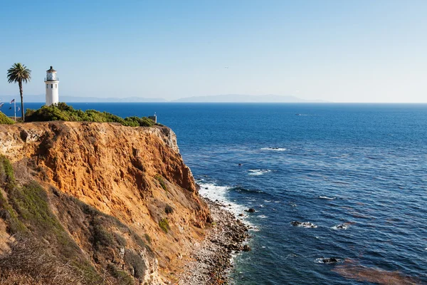 Ponto Vicente Farol. Rancho Palos Verdes, Califórnia, EUA . — Fotografia de Stock